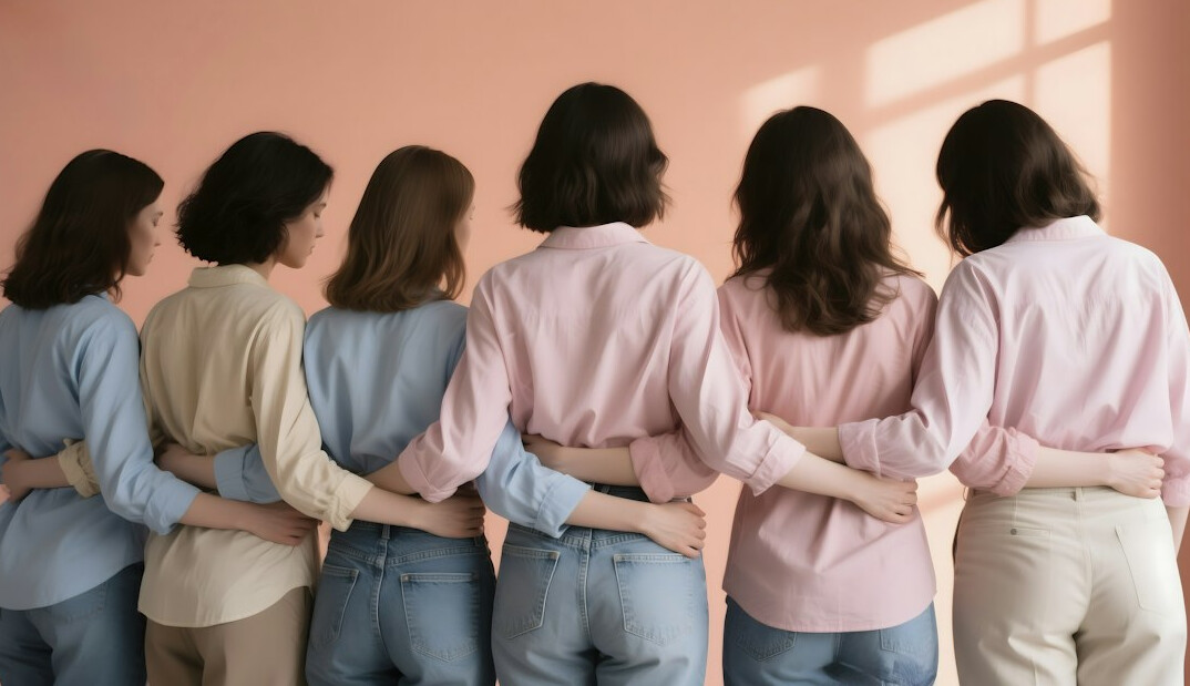 group of people supporting each other