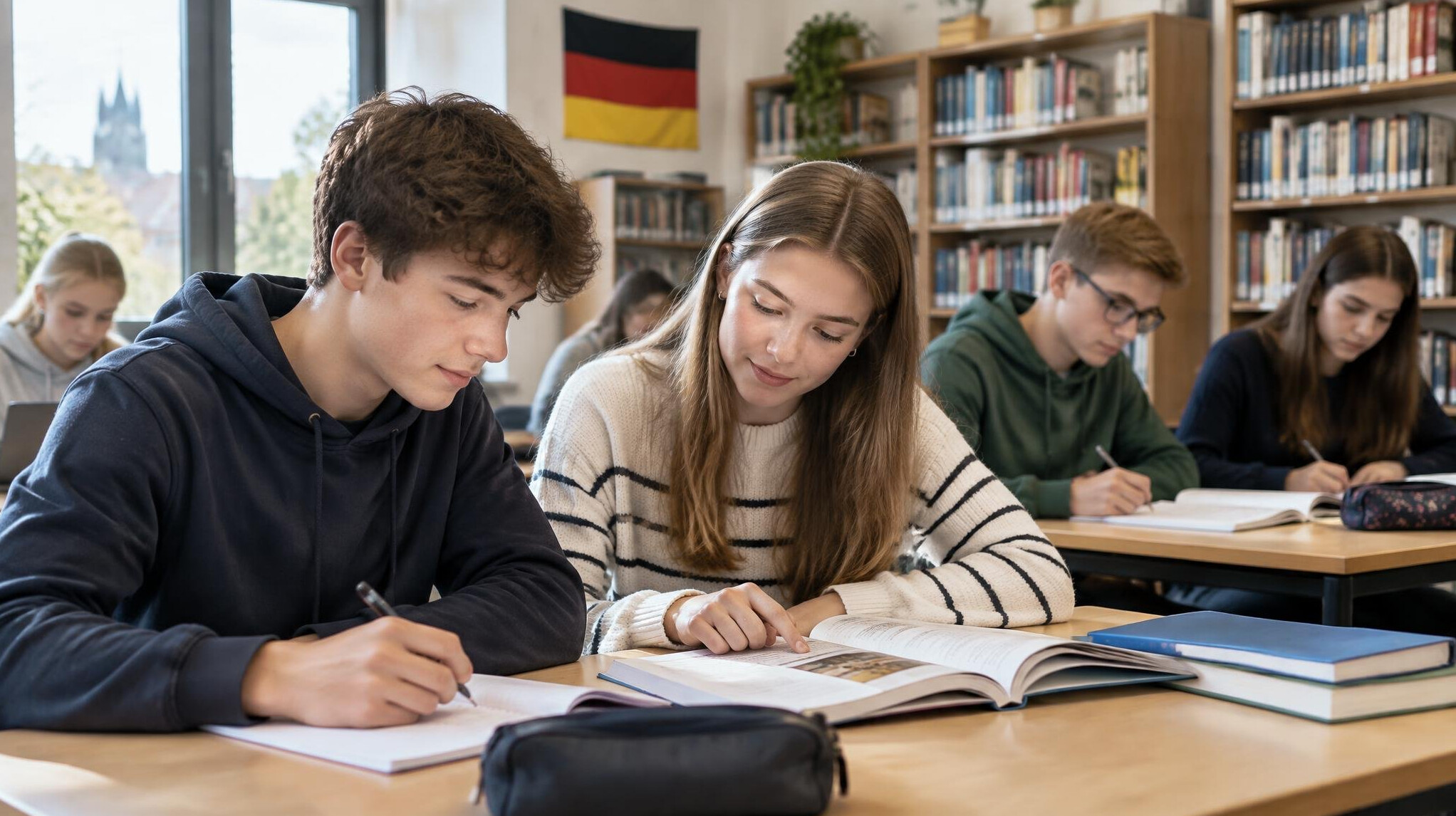 students in classroom